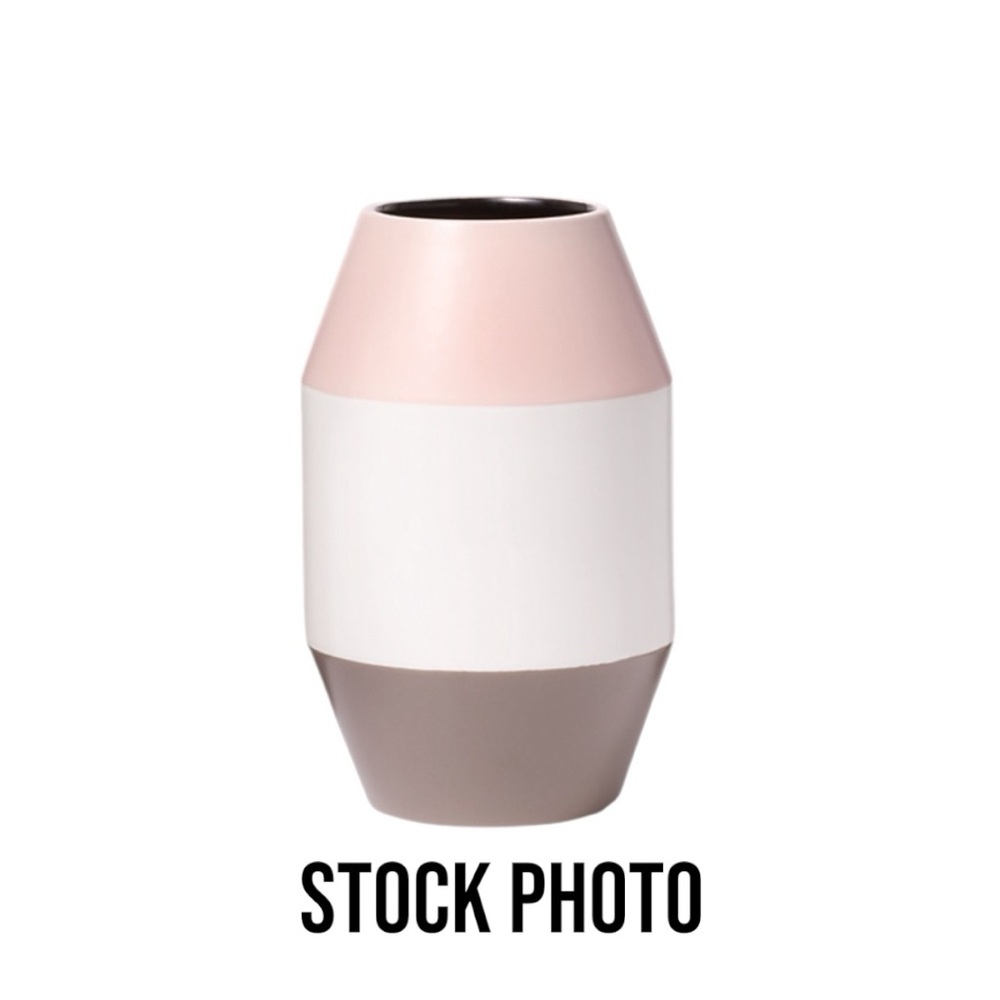 KATE SPADE Saturday Tri-Color Vase EUC